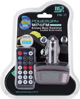 Powerway FM-17 2GB Fm Modülatör Fm Transmitter