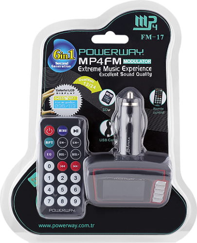 Powerway FM-17 2GB Fm Modülatör Fm Transmitter - 0