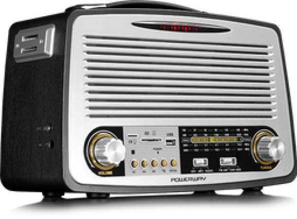 POWERWAY NSJ07 Nostalji Radyo, Bluetooth, FM, USB+SD KART - 2