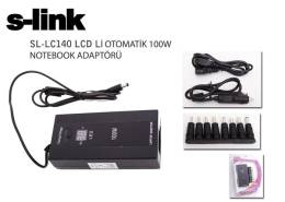 S-link SL-LC140 Lcd'li Otomatik Notebook Universal Adaptör