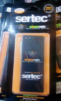 Samsung Galaxy Note 4 N910 Sertec 3A Class Batarya Pil