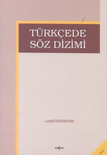 Türkçede Söz Dizimi - Leyla Karahan - 0