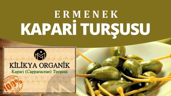 Ermenek Organik 1KG Kapari Turşusu, Gebere, Gebre Toroslardan - 1