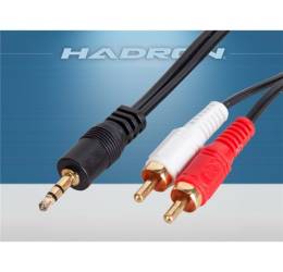 Hadron İron-2336 10metre 2RCA 3,5mm Stereo Aux Kablo 