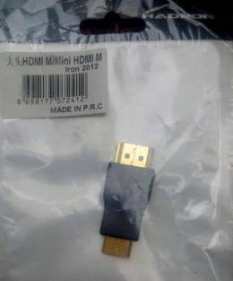 Hdmi Male to Hdmi Mini Male / Hdmi Erkek/Hdmi Mini Erkek Dönüştürücü