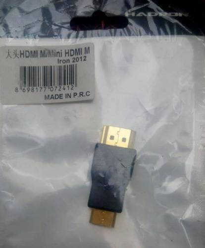 Hdmi Male to Hdmi Mini Male / Hdmi Erkek/Hdmi Mini Erkek Dönüştürücü - 0