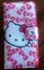 IPHONE 5G 5S Hello Kitty Kapaklı Cüzdanlı Kılıf Pembe/Pembe - Thumbnail (1)