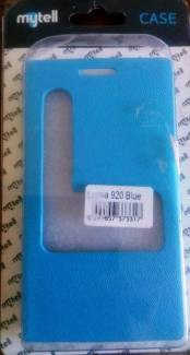 Nokia Lumia 920 Kılıf Mavi (Pencereli Koruma Kapaklı Mytell)