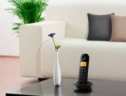 Philips D130 Dect Telefon Telsiz Siyah , Dect Telefon D1301B