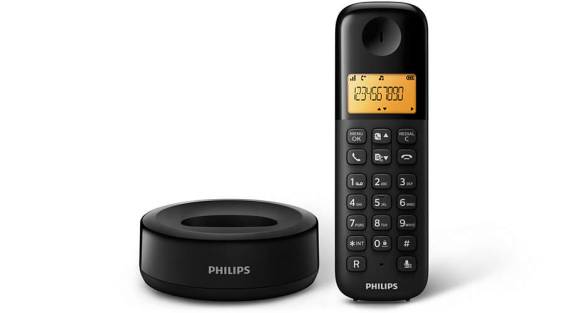Philips D130 Dect Telefon Telsiz Siyah , Dect Telefon D1301B - 2