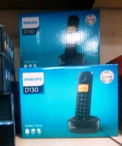 Philips D130 Dect Telefon Telsiz Siyah , Dect Telefon D1301B - 5