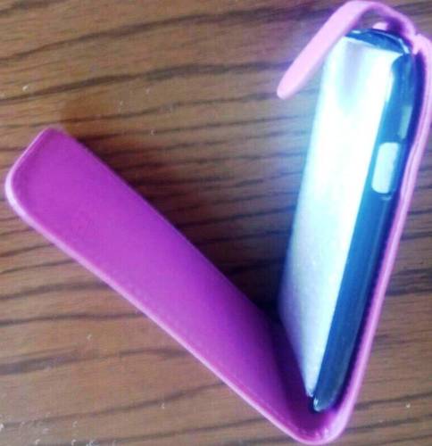 Samsung i8190 Galaxy S3 mini Kapaklı Dik Kılıf (Pembe) - 0