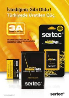 SAMSUNG i8552 GALAXY WIN EB585157LU 3A Class Sertec Batarya