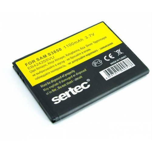 Samsung S3353 Chat 335 M350 3A Class Sertec Batarya Pil - 0