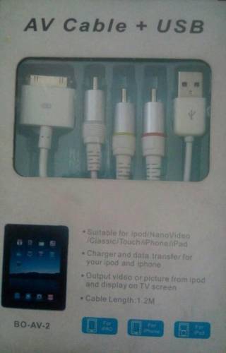 Simex iphone ipad Av Rca Kablo, Tv Kablosu - 1