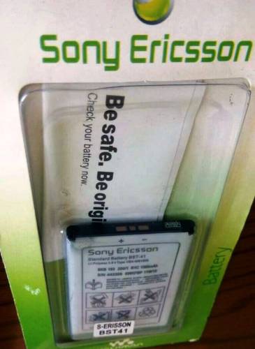 Sony Ericsson BST-41 Xperia X10, X1a, X1c, X1i Batarya Pil - 0