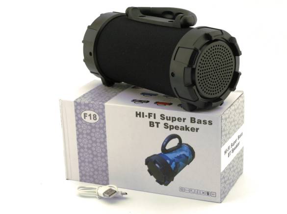 Superman F18 Bluetooth Hoparlör Radyo MP3 Player Fener Su Geçirmez - 2