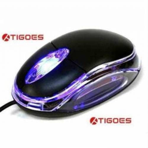 Tigoes M01 Usb Kablolu, Işıklı Mouse Mini Fare 1000dpi - 0