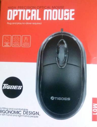 Tigoes M01 Usb Kablolu, Işıklı Mouse Mini Fare 1000dpi - 3