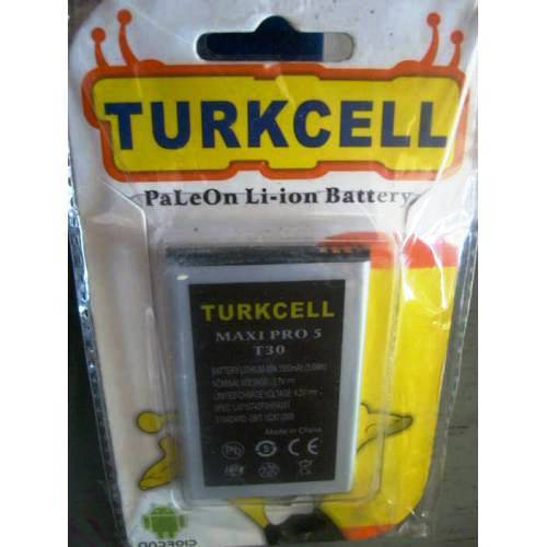 Turkcell T30 maxi pro 5 1500mAh HB5F1H U8860 Batarya Pil - 0