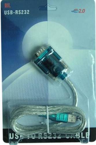 USB TO RS232, USB'den RS232 Erkek'e çevirici Serial Kablo (CD'li) - 1